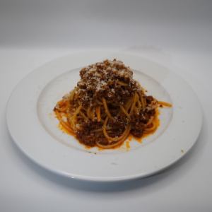 Slow-cooked Bolognese pasta