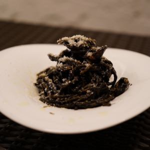 Squid ink pasta