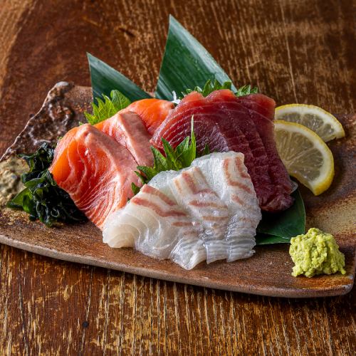 お造り 三点盛り/お造り 五点盛り