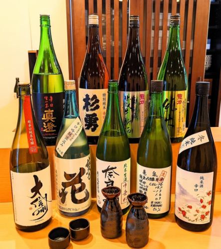種類豐富的清酒
