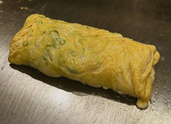 鉄板で巻くふわふわ出汁巻き玉子