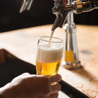 【月～木限定！】≪席2.5時間L.O.120分！単品飲み放題1,980円（税込)◆生ビール・カクテルなど