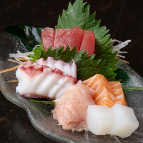 Assorted sashimi for one person