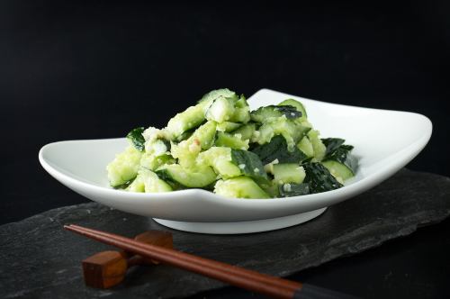 キュウリの辛味冷菜