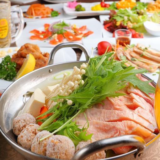 【Limited Time! All-you-can-eat course of a pan】 2 hours of all you can drink + 6 items of dishes 4700 yen ⇒ 3680 yen (season / girls party)