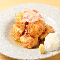 豆富のおかか揚げお出汁