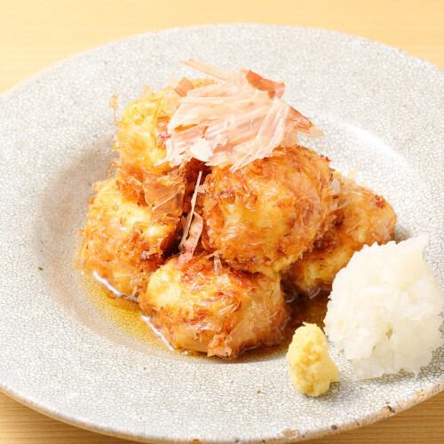 豆富のおかか揚げお出汁