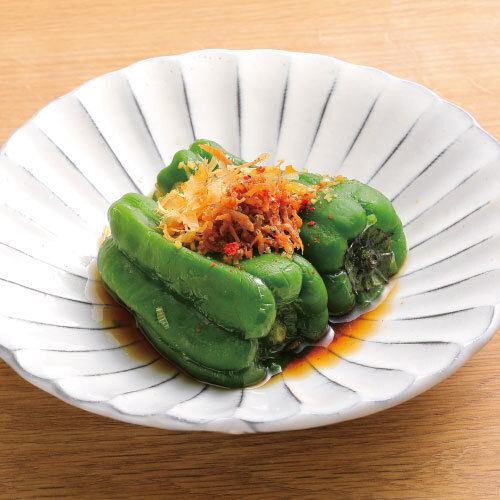 お出汁じゃこピーマン