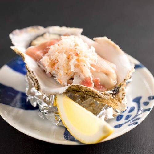 生ハム&カニ盛り