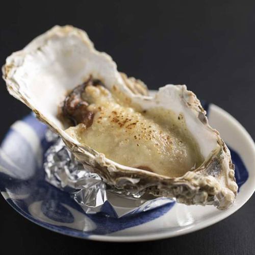 燻製チーズ焼き牡蠣