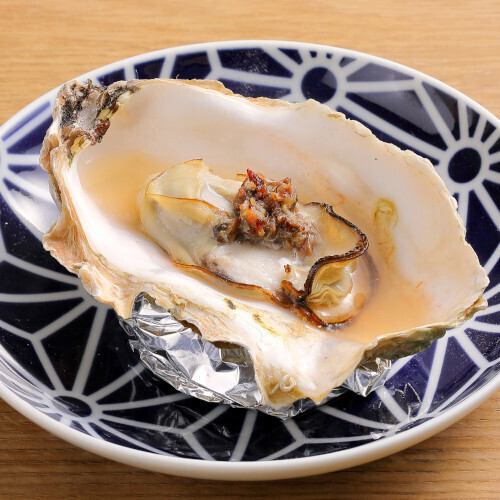 アンチョビガーリック焼き牡蠣