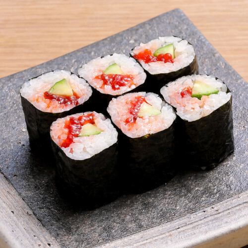 アテ巻き筋子と胡瓜