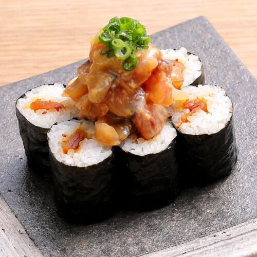 アテ巻き鰺なめろう