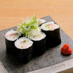 アテ巻き〆サバと新生姜