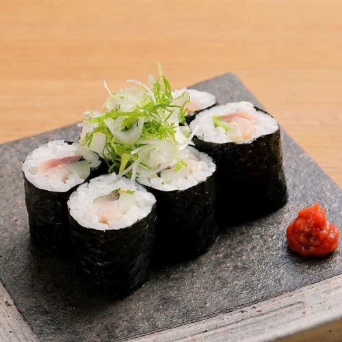 アテ巻き〆サバと新生姜