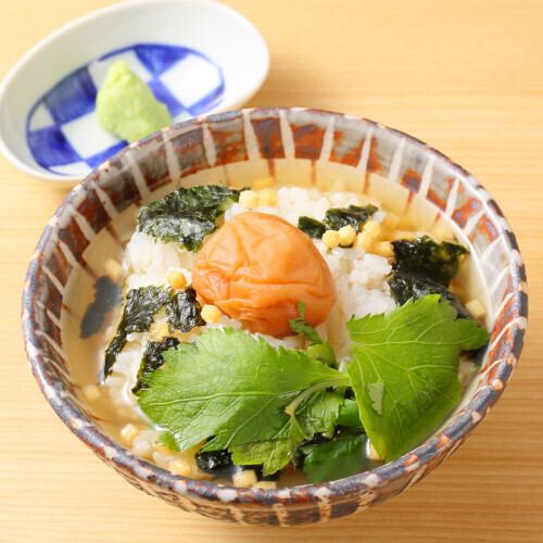 お茶漬け南高梅