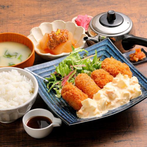 三陸産　牡蠣フライ定食