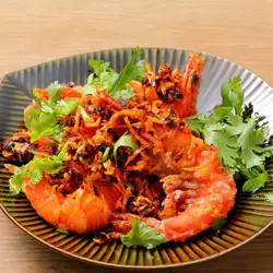甘海老から揚げスパイス南蛮