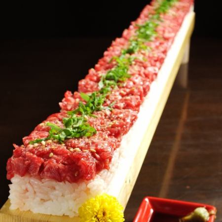 Recommended ◎Luxury course 8,000 yen★, 9 dishes including Korean-style grilled yukhoe sushi
