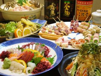 [Includes 2 hours of all-you-can-drink] 6 dishes including ordinary skewers, etc., 4,000 yen *4 people ~