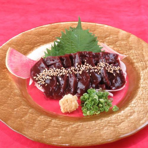 <Rare part> Liver sashimi