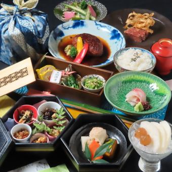 ≪Private room guaranteed≫ [Lunch kaiseki] Tamatebako B lunch 9 dishes in total ⇒ 4070 yen (tax included) *Cooking only