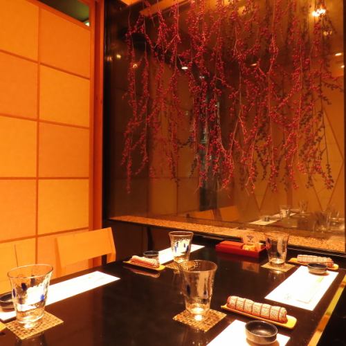 Private room with sunken kotatsu table
