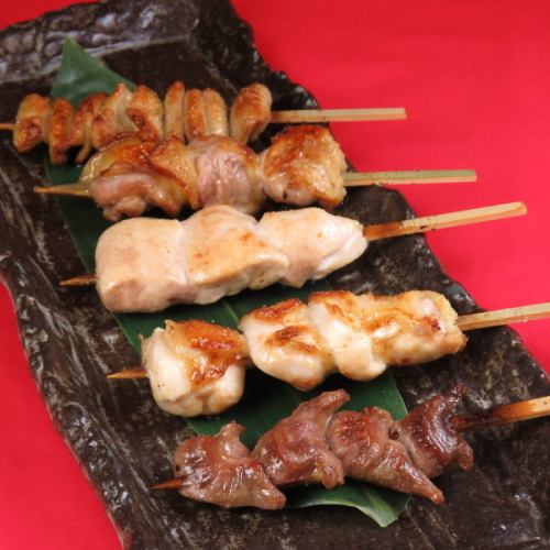 国産鶏5本盛合せ
