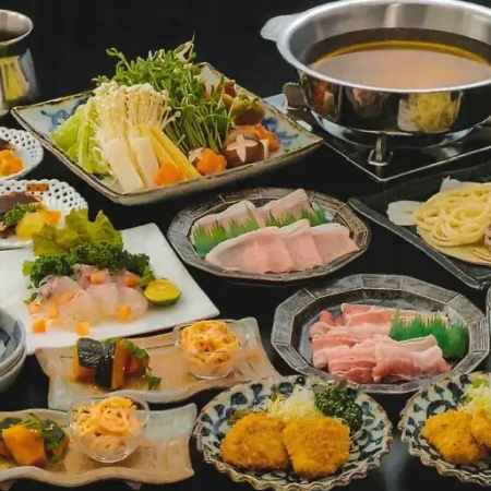 【お料理のみ】茶美豚 豚しゃぶコース