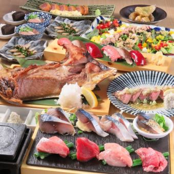 Bluefin tuna fatty mackerel master course♪ 6980 yen with 9 dishes and 120 minutes of all-you-can-drink