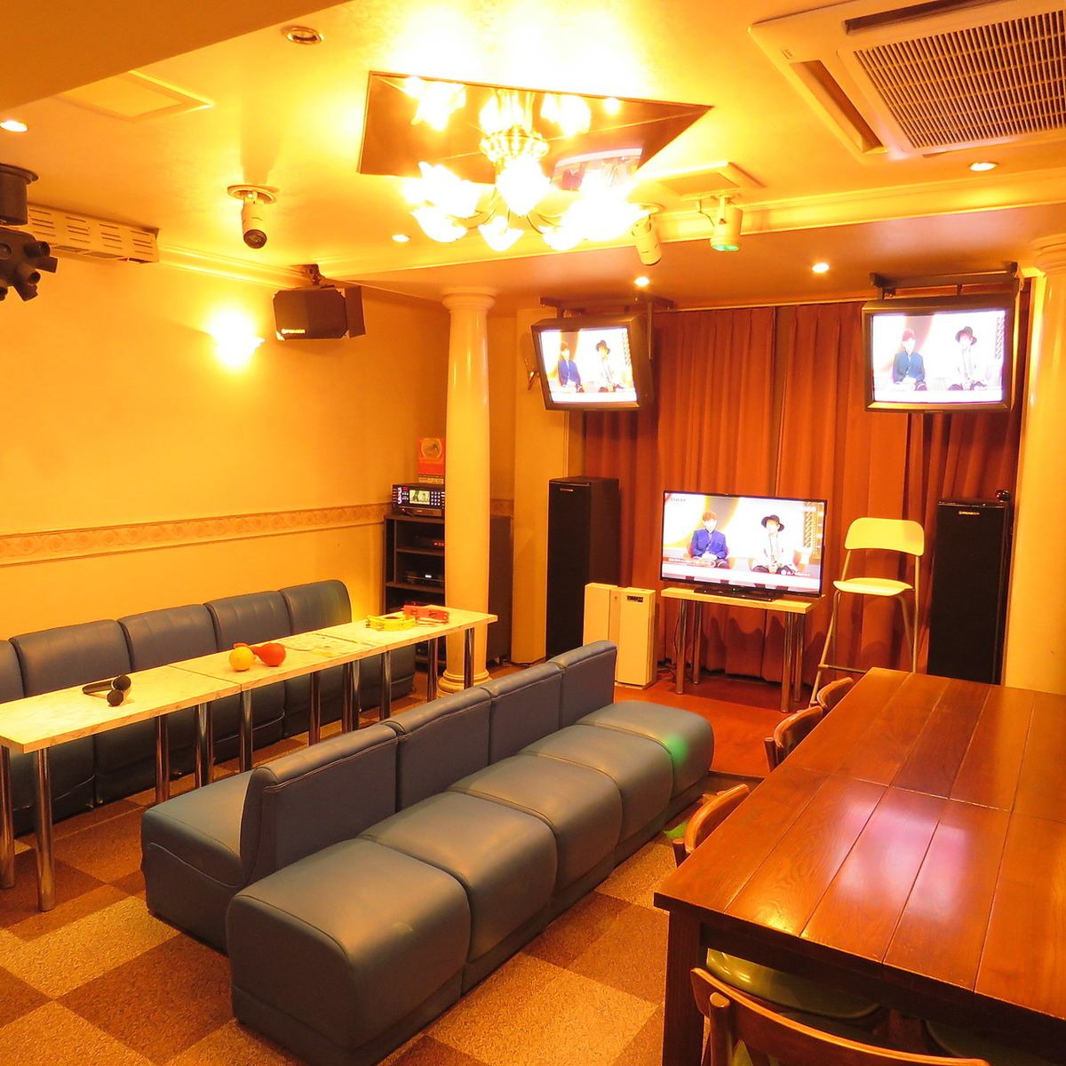For launch and party ◎ A space where you can enjoy karaoke stylishly ♪ There is also an all-you-can-drink plan