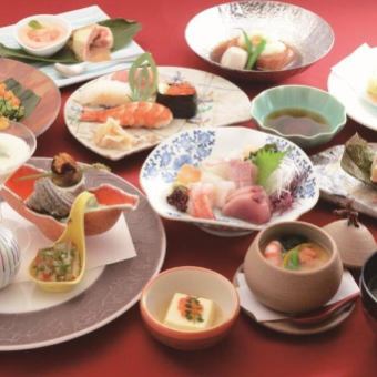 夜寿司のおもてなし♪会席膳【寿】7700円(税込)