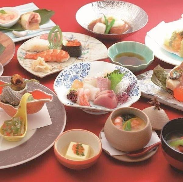 夜寿司のおもてなし♪会席膳