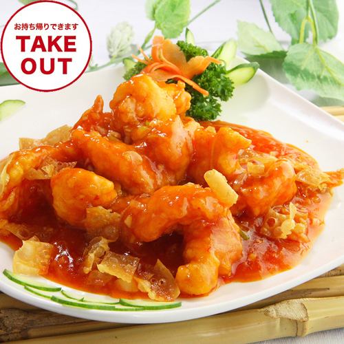 Stir-fried Big Shrimp with Chili Sauce