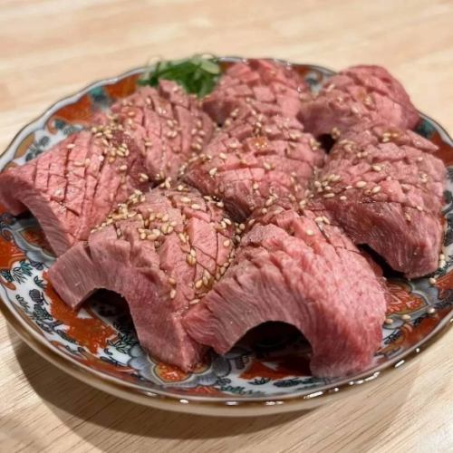 Thick sliced salted tongue