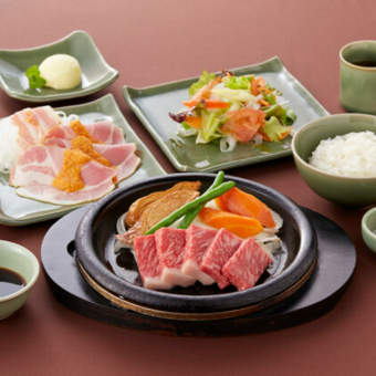 【ロース】黒毛和牛ロースステーキコース 全7品 （100g～160ｇ）6,400円～
