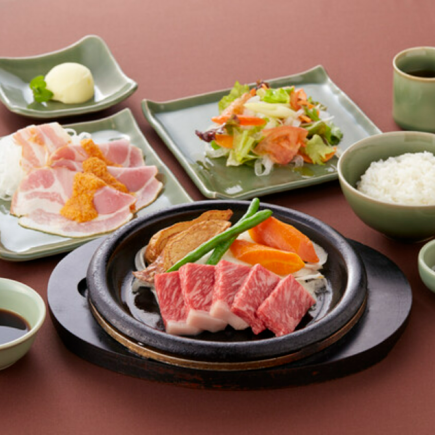 【ロース】黒毛和牛ロースステーキコース 全7品 (100g~160g)6,400円~