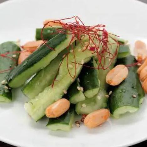 Seared cucumber