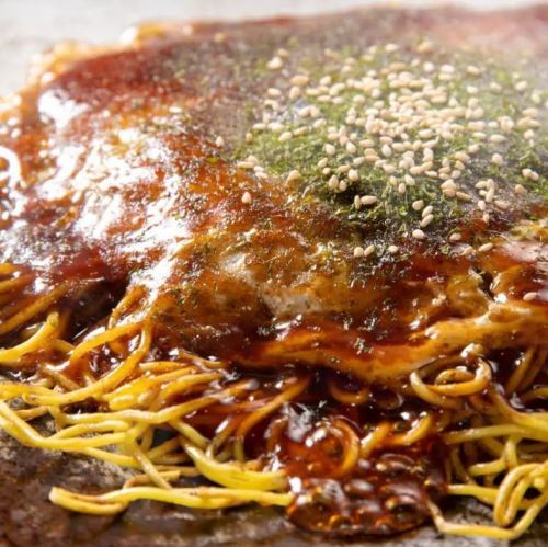 Dragon's Okonomiyaki (Pork, Egg, Soba)