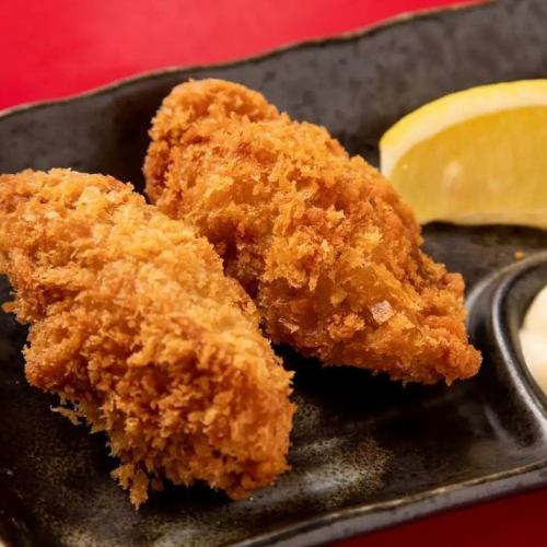 Large fried oysters from Hiroshima