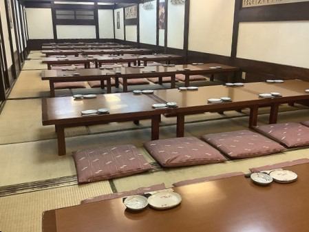 お座敷個室は最大70名様可