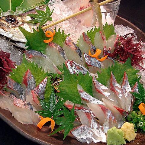 豊後アジ活造り