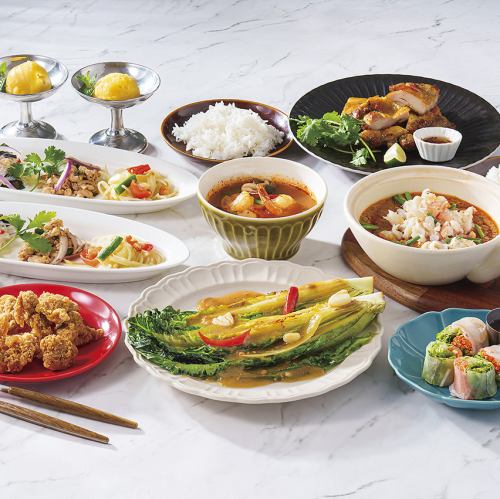 タイの人気料理を集めたコースは2種類！