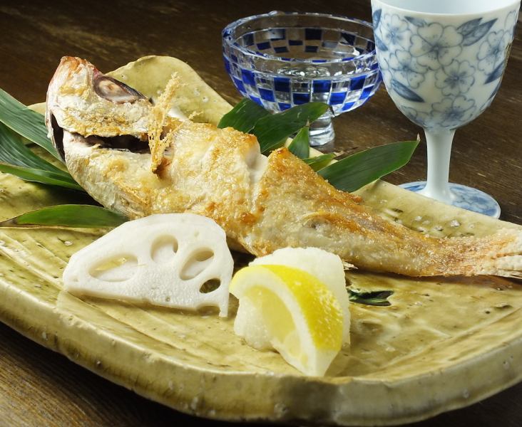 のどぐろの塩焼き