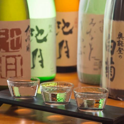 地物食材に合う日本酒充実