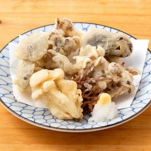 木の子天布羅盛り合わせ