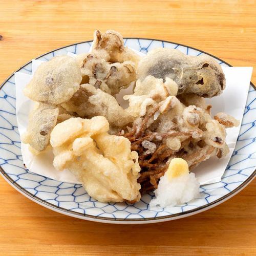 木の子天布羅盛り合わせ