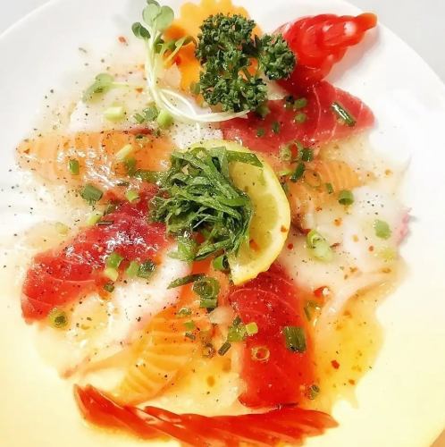 海鮮カルパッチョ