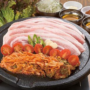 Samgyeopsal set available