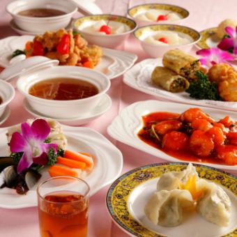 【公司宴会的最佳选择】「青岛套餐」日常用的9道菜，包括龙虾开胃菜，6,000日元